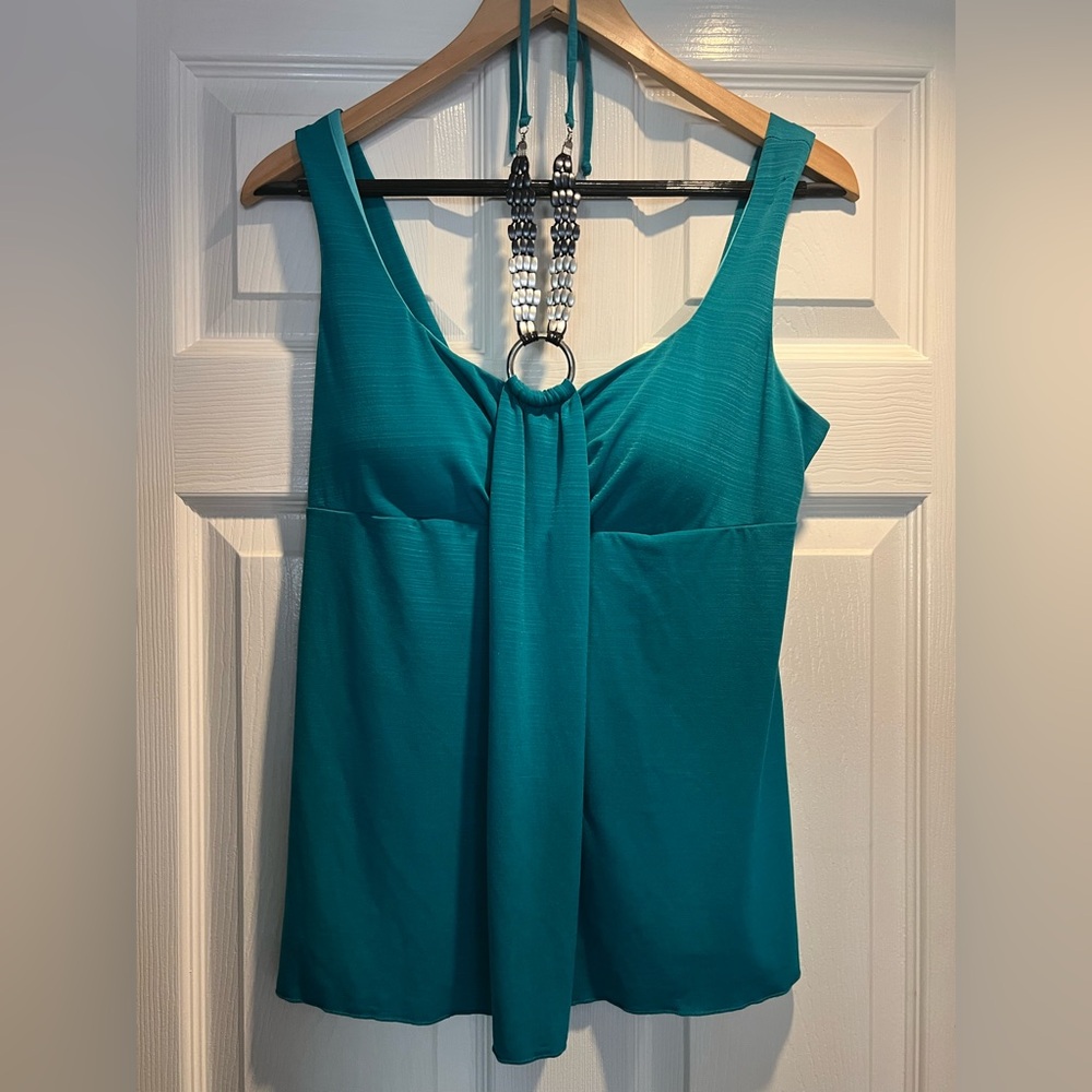 Teal Sleeveless Women's Top